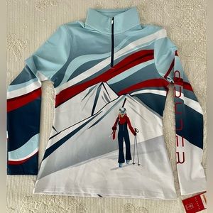 SPYDER WOMEN's NORTHERN LIGHTS ZIP T-Neck